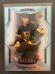 2020-21 Upper Deck Allure Rookie Sky Blue #109 Keegan Kolesar Vegas Golden Knights